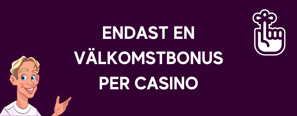 en bonus per casino