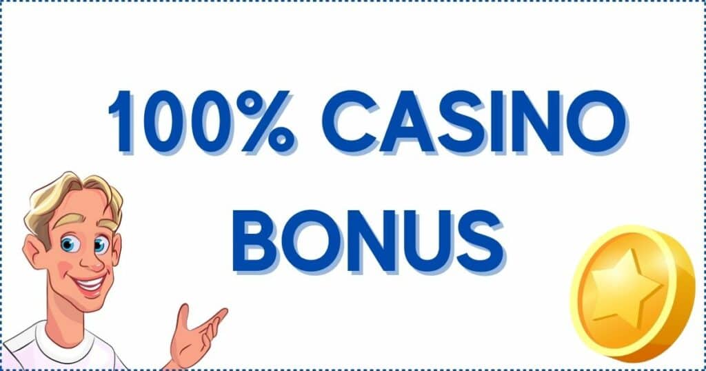 Hitta alla bästa 100% casino bonus med bossebonus.