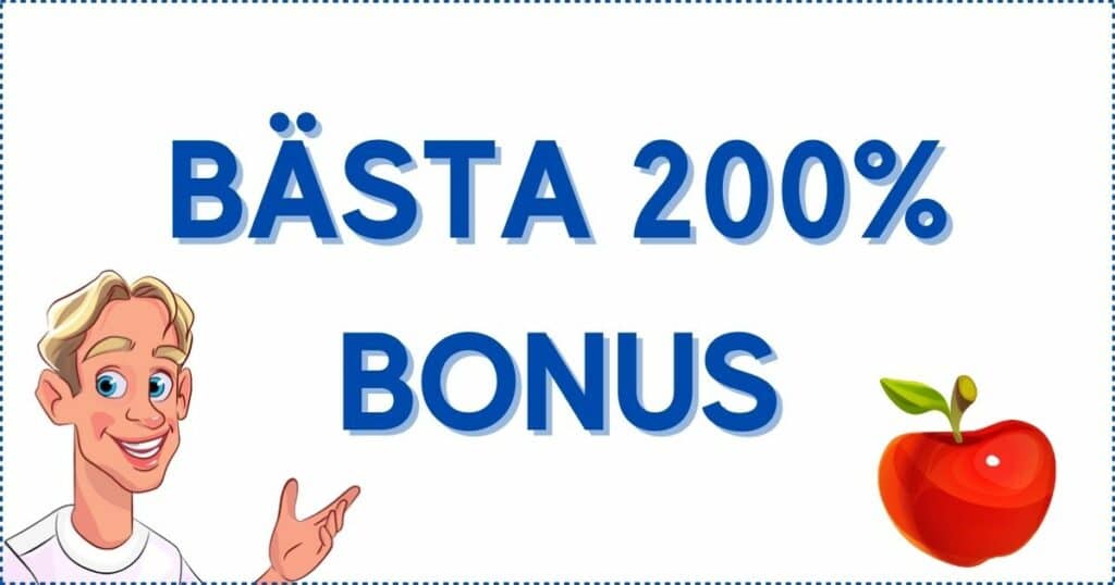 Hitta bästa 200% bonus på bossebonus.