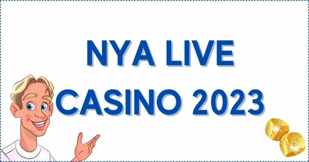 Nya live casino med svensk licens 2023.