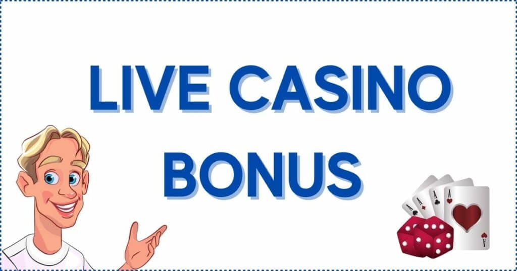 Spela med en live casino bonus som ny spelare på ett online casino.